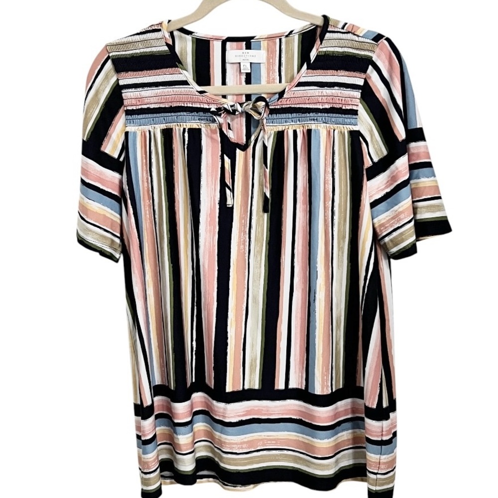 New Direction | Size Petite Large | Multicolor Women's Top | EUC